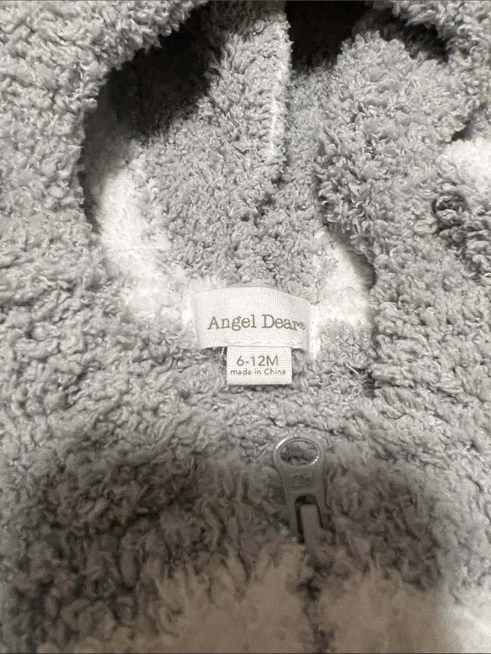 Angel Dear Striped Zip Up Hoodie 6-12 M - Picture 3 of 5
